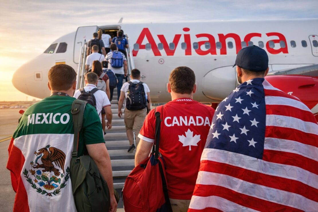 Avianca amplia voos e conecta torcedores na Copa