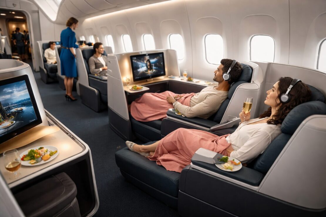 Companhias aéreas priorizam premium e reduzem classe econômica
