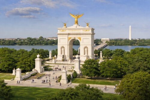 Trump propõe arco monumental e impulsiona turismo em Washington, DC