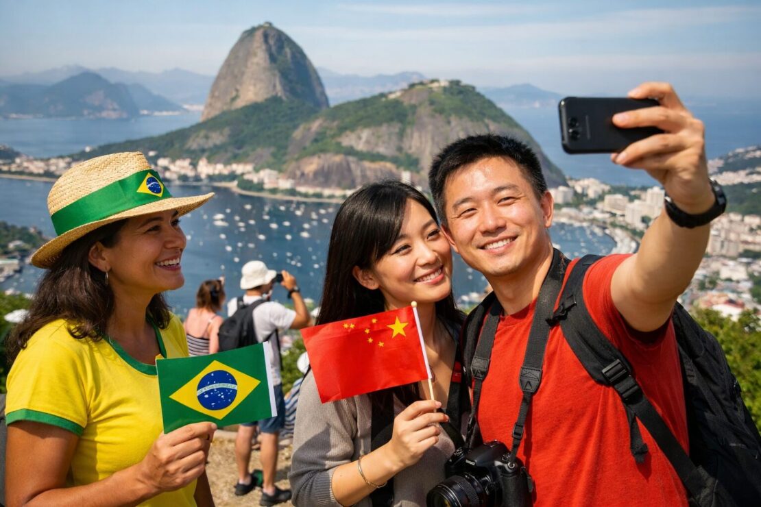 Brasil libera vistos e amplia turismo chinês bilateral