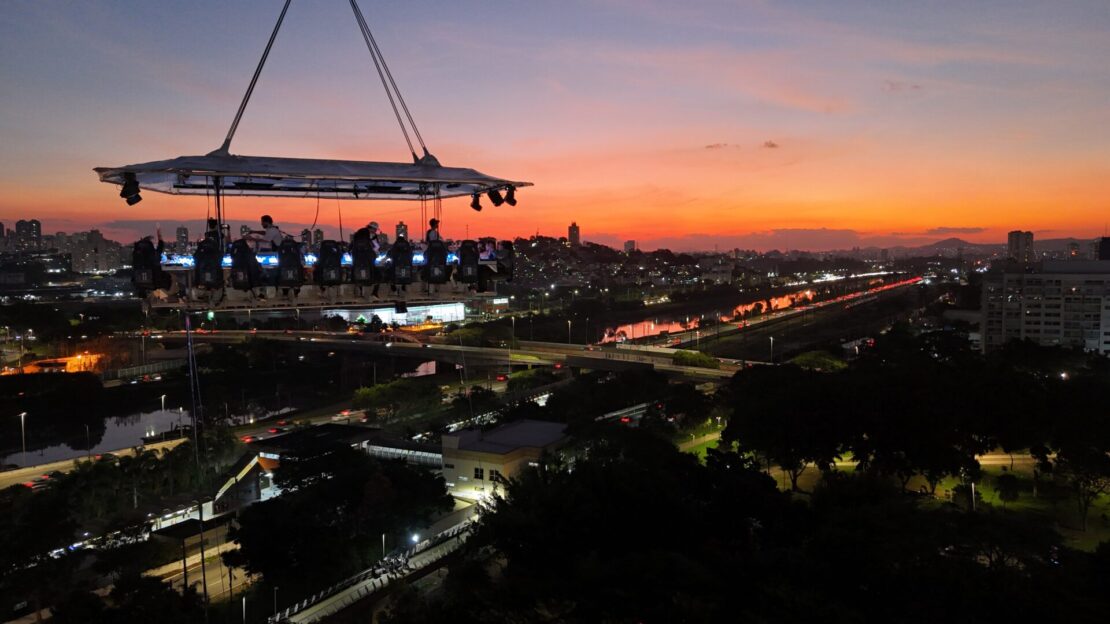 Experiência gastronômica nas alturas celebra amor em São Paulo
