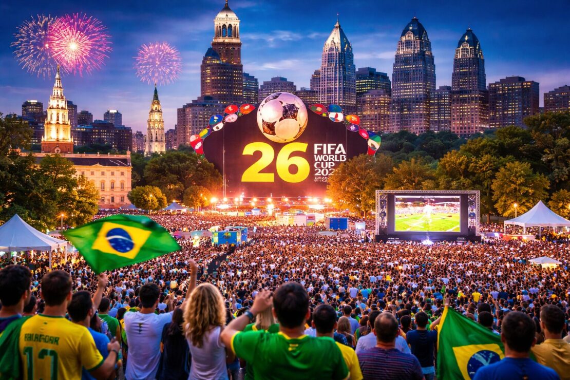Filadélfia reúne futebol, história e atrações na Copa 2026