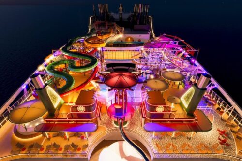 MSC World Asia estreia áreas aquáticas inéditas imersivas